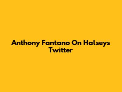 Anthony Fantano On Halsey's Twitter