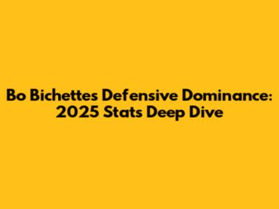 Bo Bichette's Defensive Dominance: 2025 Stats Deep Dive