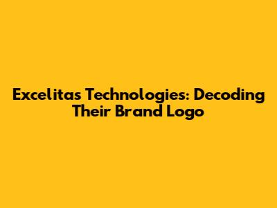 Excelitas Technologies: Decoding Their Brand Logo