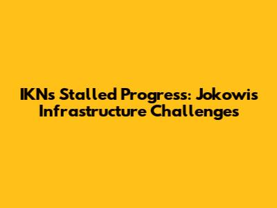 IKN's Stalled Progress: Jokowi's Infrastructure Challenges