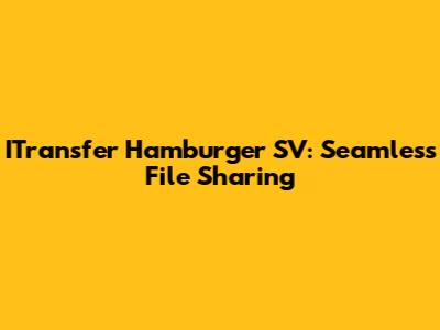 ITransfer Hamburger SV: Seamless File Sharing