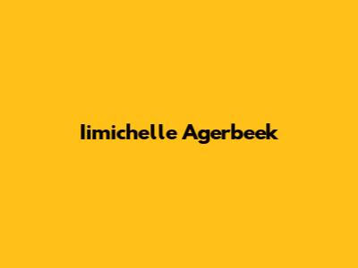 Iimichelle Agerbeek