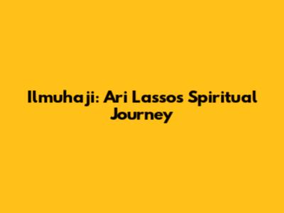 Ilmuhaji: Ari Lasso's Spiritual Journey