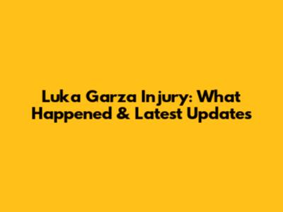 Luka Garza Injury: What Happened & Latest Updates
