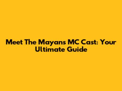Meet The Mayans MC Cast: Your Ultimate Guide