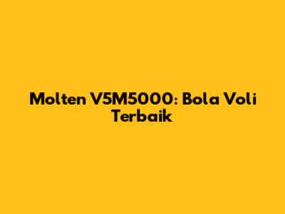 Molten V5M5000: Bola Voli Terbaik