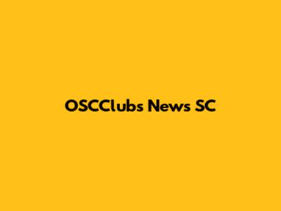 OSCClubs News SC