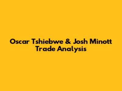 Oscar Tshiebwe & Josh Minott Trade Analysis