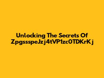 Unlocking The Secrets Of ZpgssspeJzj4tVP1zc0TDKrKj