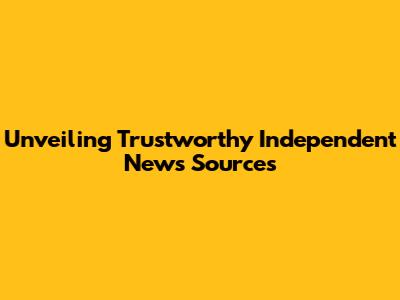 Unveiling Trustworthy Independent News Sources